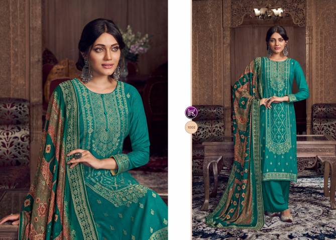 Kala Print Viscose Pashmina Designer Salwar Suits Catalog
